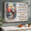 When We Get To The End Of Our Lives Together | Personalized Canvas Gift For Couple