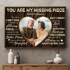 Personalized Poster | You Are My Missing Piece | Romantic Wall Art Gift for Couples