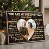 Personalized Poster | You Are My Missing Piece | Romantic Wall Art Gift for Couples
