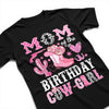 Personalized Cowgirl Birthday T-Shirt for Mom - Matching Family Outfit