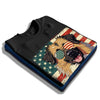 Leonberger Patriotic US Flag T-Shirt - Cute Dog Sunglasses Shirt
