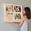 Personalized Dog Dad Canvas - Custom Photo Wall Art Decor