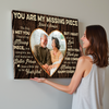 You Are My Missing Piece | Personalized Canvas Gift For Couple