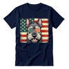 Scottish Terrier Patriotic US Flag T-Shirt - Cute Dog Sunglasses Shirt