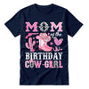 Personalized Cowgirl Birthday T-Shirt for Mom - Matching Family Outfit