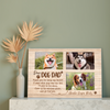 Personalized Dog Dad Canvas - Custom Photo Wall Art Decor