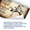 Wrestling Dad To My Dad I Know It's Not Easy | Personalized Poster Gift For Dad