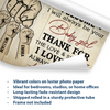 Personalized Poster | To My Dad So Much Of Me Is Made From What I Learned From You | Meaningful Father’s Day Gift
