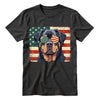 Rotweiler Patriotic US Flag T-Shirt - Cute Dog Sunglasses Shirt