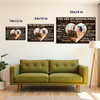 You Are My Missing Piece | Personalized Canvas Gift For Couple