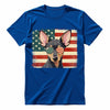 Miniature Pinscher Patriotic US Flag T-Shirt - Cute Dog Sunglasses Shirt