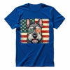 Scottish Terrier Patriotic US Flag T-Shirt - Cute Dog Sunglasses Shirt
