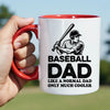 Baseball Dad Mug - Cool Coffee Cup Gift for Father - Accent