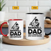 Baseball Dad Mug - Cool Coffee Cup Gift for Father - Accent