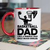 Basketball Dad Mug - Cool Coffee Cup Gift for Father - Accent - 11oz