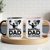 Basketball Dad Mug - Cool Coffee Cup Gift for Father - Accent