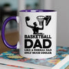 Basketball Dad Mug - Cool Coffee Cup Gift for Father - Accent