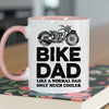 Bike Dad Mug - Cool Coffee Cup Gift for Father - Accent