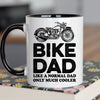 Bike Dad Mug - Cool Coffee Cup Gift for Father - Accent