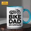 Bike Dad Mug - Cool Coffee Cup Gift for Father - Accent