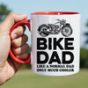 Bike Dad Mug - Cool Coffee Cup Gift for Father - Accent