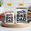 Bike Dad Mug - Cool Coffee Cup Gift for Father - Accent