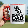 Billiard Dad Mug - Cool Coffee Cup Gift for Father - Accent