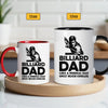 Billiard Dad Mug - Cool Coffee Cup Gift for Father - Accent