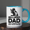 Billiard Dad Mug - Cool Coffee Cup Gift for Father - Accent