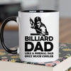 Billiard Dad Mug - Cool Coffee Cup Gift for Father - Accent