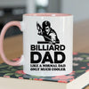 Billiard Dad Mug - Cool Coffee Cup Gift for Father - Accent