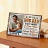 Custom Photo Dog Dad Canvas - Personalized Wall Art Decor