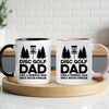 Disc Golf Dad Mug - Cool Coffee Cup Gift for Father - Accent
