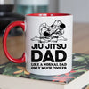 Jiu Jitsu Dad Mug - Cool Coffee Cup Gift for Father - Accent - 11oz