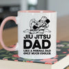 Jiu Jitsu Dad Mug - Cool Coffee Cup Gift for Father - Accent