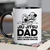 Jiu Jitsu Dad Mug - Cool Coffee Cup Gift for Father - Accent