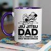 Jiu Jitsu Dad Mug - Cool Coffee Cup Gift for Father - Accent