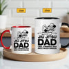 Jiu Jitsu Dad Mug - Cool Coffee Cup Gift for Father - Accent