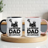 Lacrosse Dad Mug - Cool Coffee Cup Gift for Father - Accent