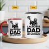 Lacrosse Dad Mug - Cool Coffee Cup Gift for Father - Accent
