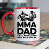 MMA Dad Mug - Cool Coffee Cup Gift for Father - Accent - 11oz