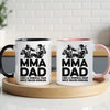 MMA Dad Mug - Cool Coffee Cup Gift for Father - Accent
