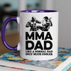 MMA Dad Mug - Cool Coffee Cup Gift for Father - Accent