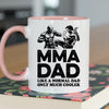 MMA Dad Mug - Cool Coffee Cup Gift for Father - Accent