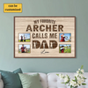 My Favorite Archer Calls Me Dad | Personalized Poster Gift
