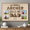 My Favorite Archer Calls Me Dad | Personalized Poster Gift For - 18x12