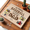 My Favorite Baseball Player Calls Me Dad - Custom Photo Canvas Gift