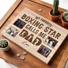 My Favorite Boxing Star Calls Me Dad - Custom Photo Canvas Gift
