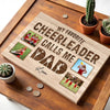 My Favorite Cheerleader Player Calls Me Dad - Custom Photo Canvas Gift