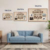 My Favorite Dancer Calls Me Dad | Personalized Poster Gift